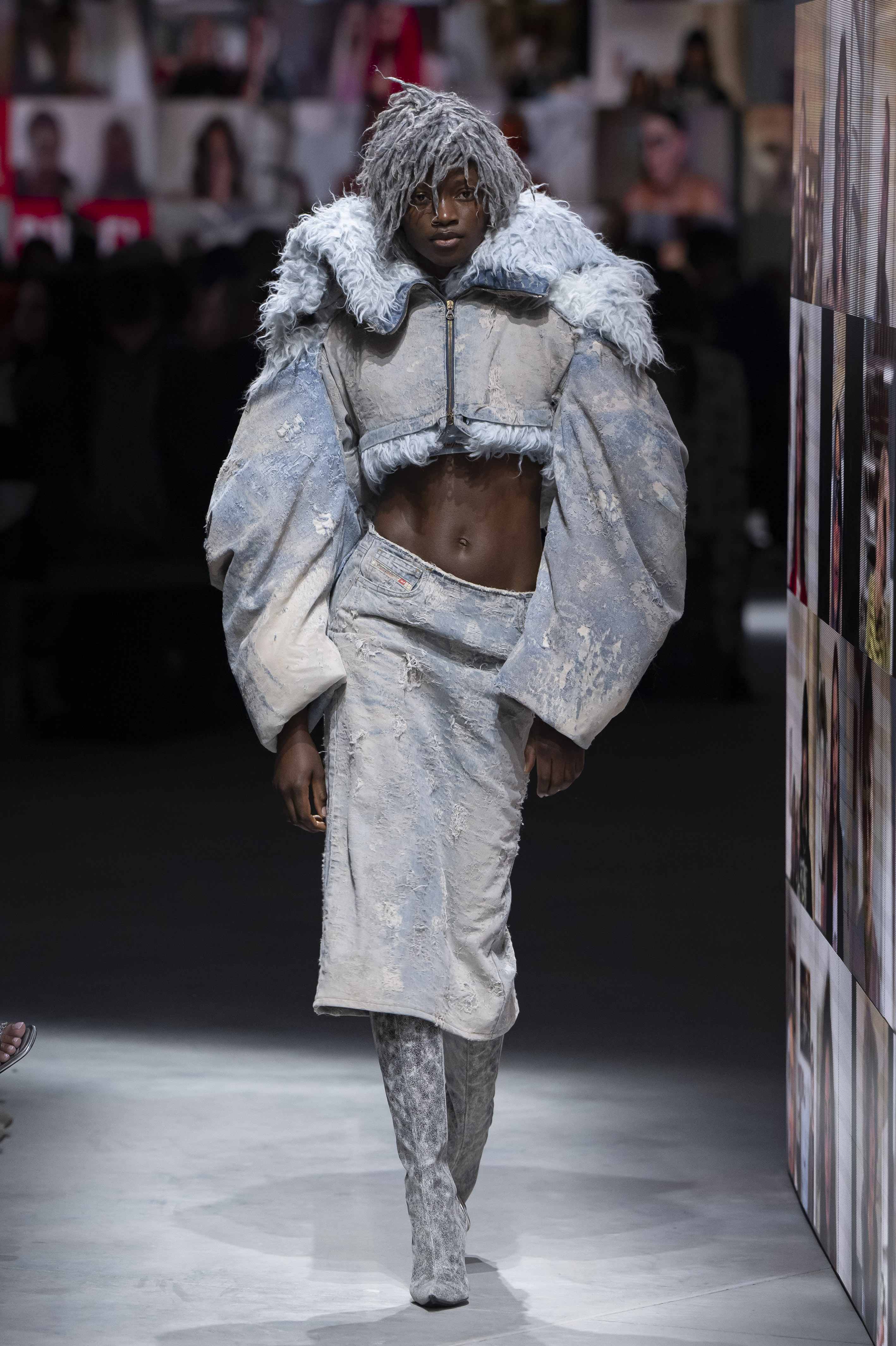 Diesel – Runway – Milan Fashion Week Fall/Winter 2024-2025 Desfile de outono-inverno 2024-2025 da Diesel na semana de moda de Milão