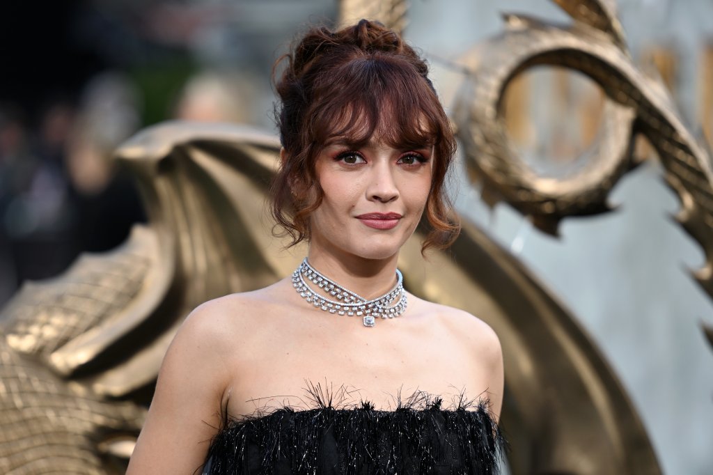 Olivia Cooke na première da segunda temporada de 'A Casa do Dragão', em Londres