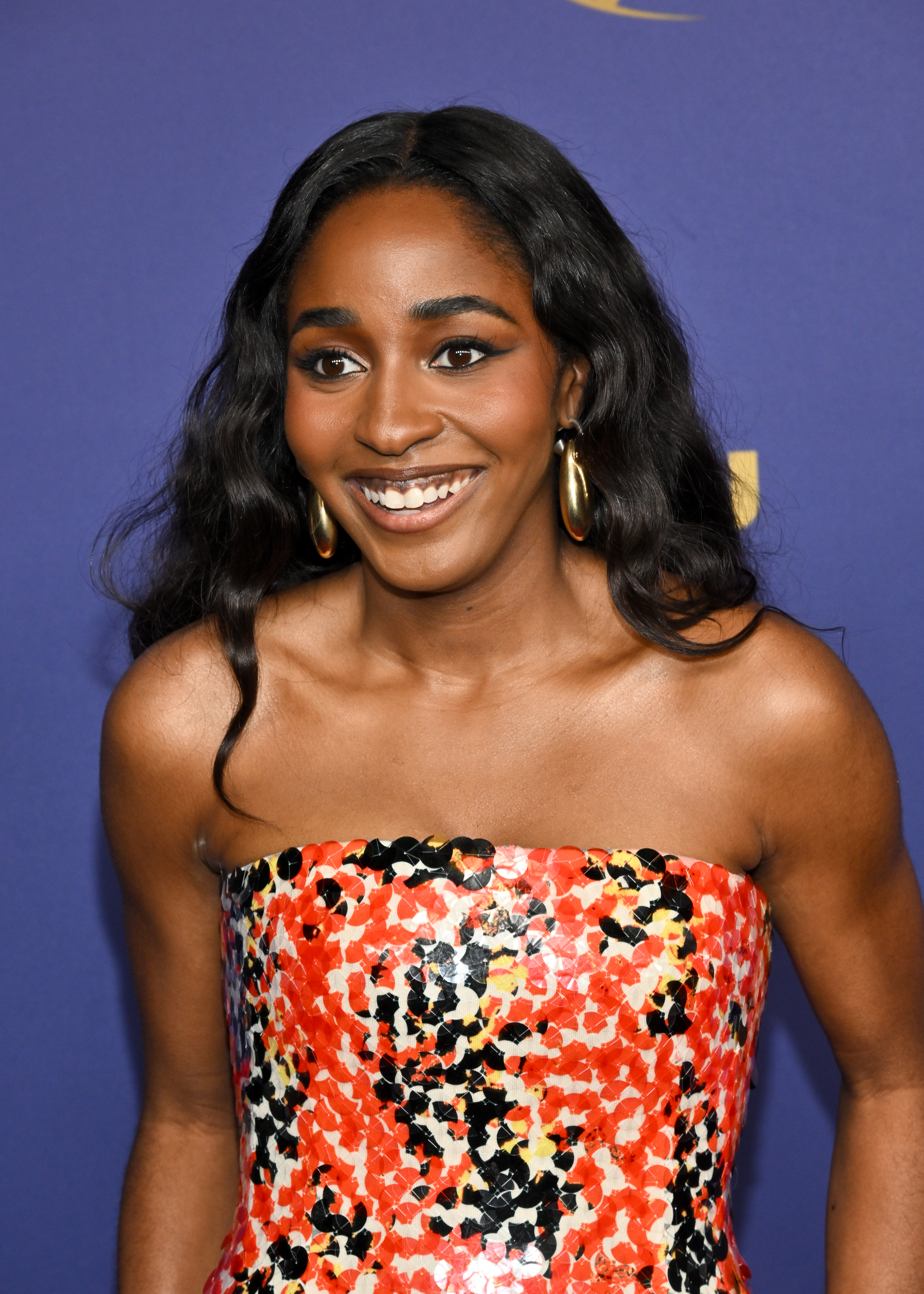 76th Primetime Emmy Awards – Arrivals Ayo Edebiri no Emmy Awards 2024