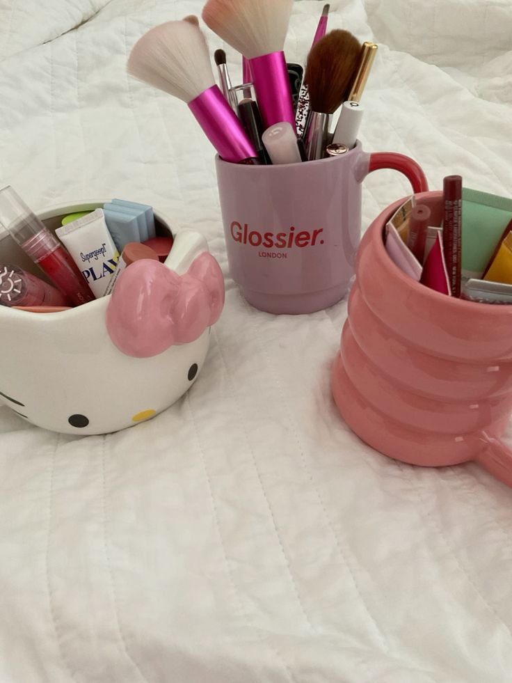 makeup-mugs Canecas para organizar maquiagem