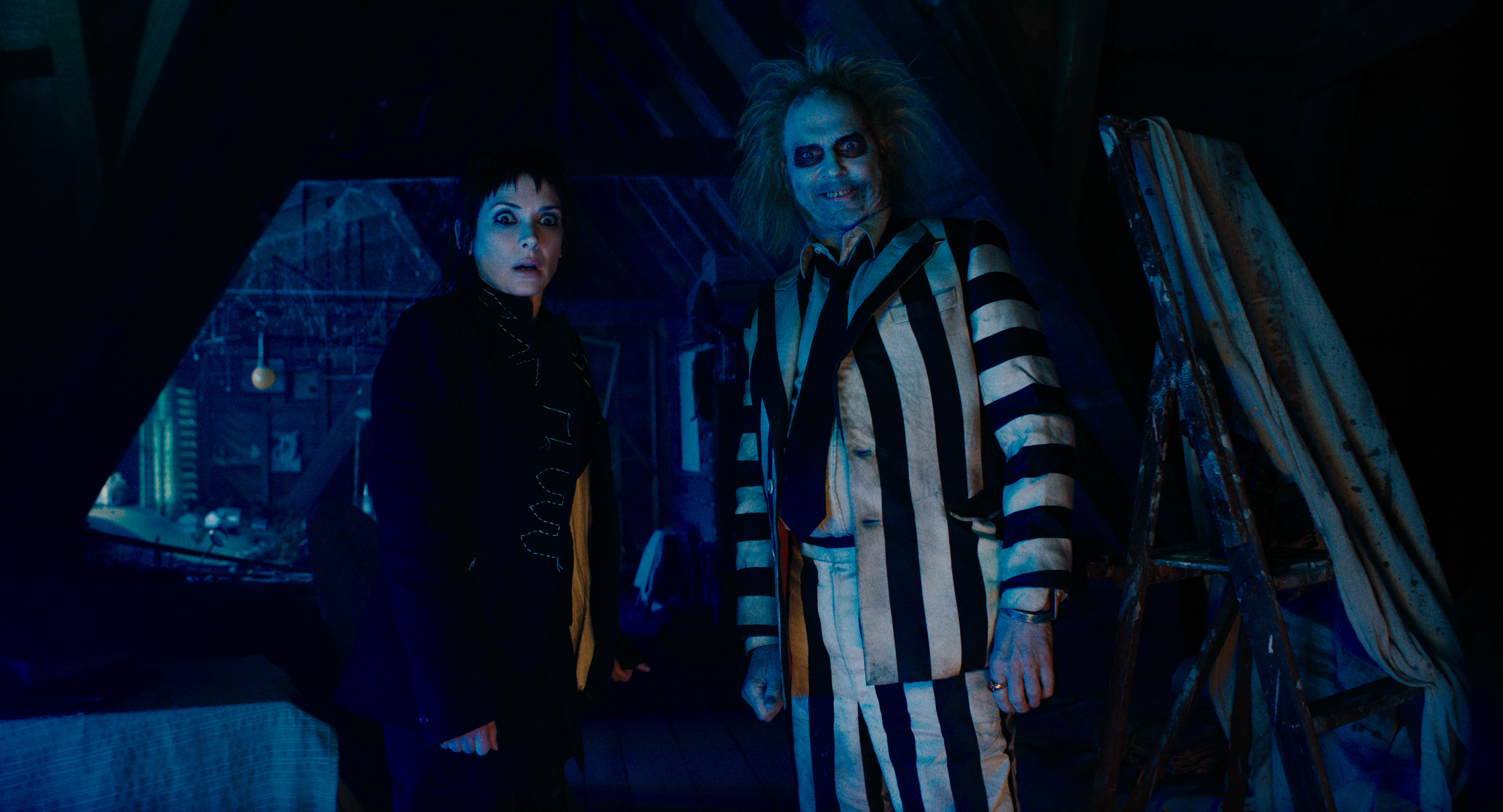 Cena de Beetlejuice, Beetlejuice com Michael Keaton e Winona Ryder