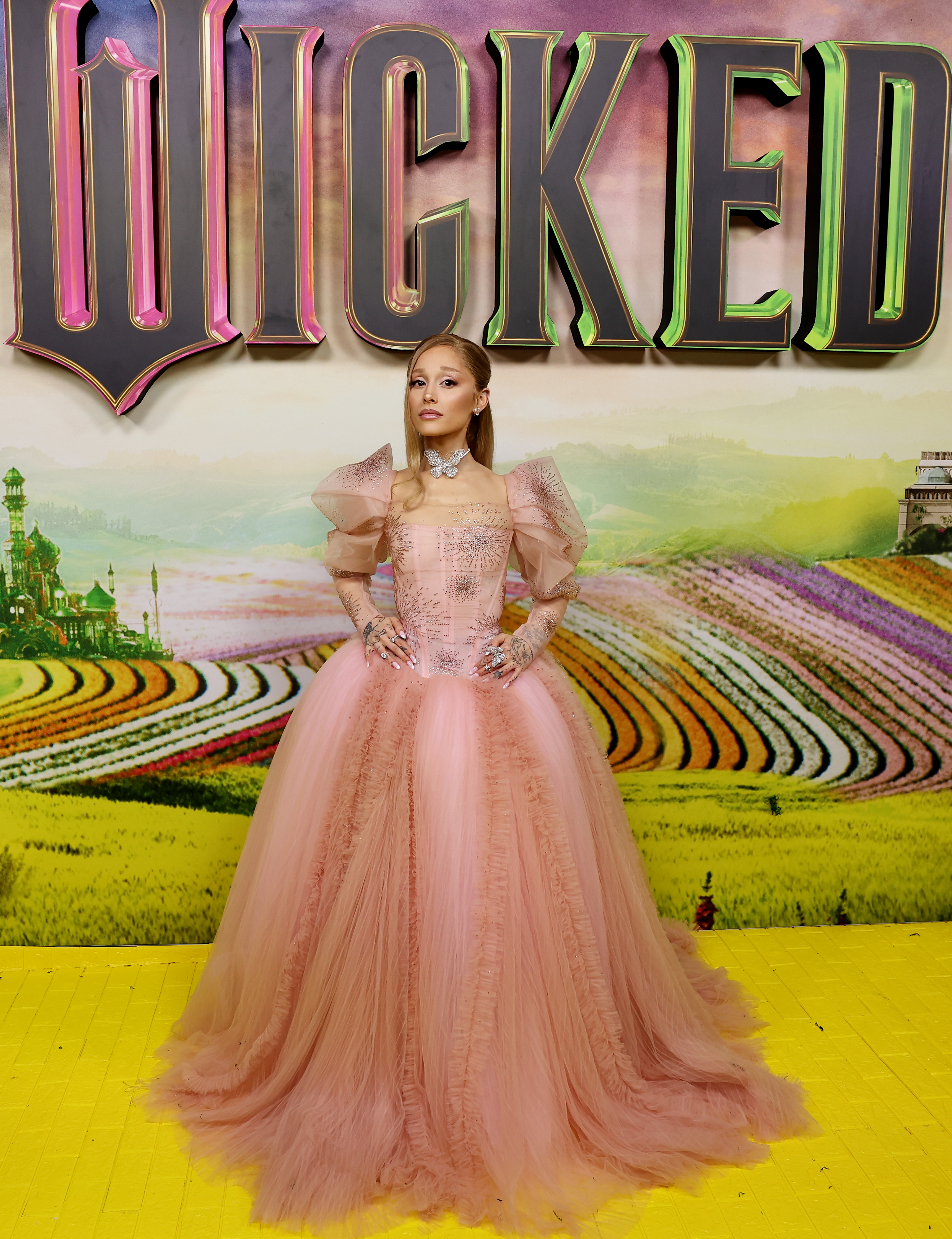 “Wicked” Australian Premiere Ariana Grande em première de 'Wicked: Parte 1' em Sydney, na Austrália
