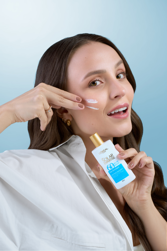Loreal – The Invisible Além do FPS, outros componentes também protegem a pela contra a radiação solar