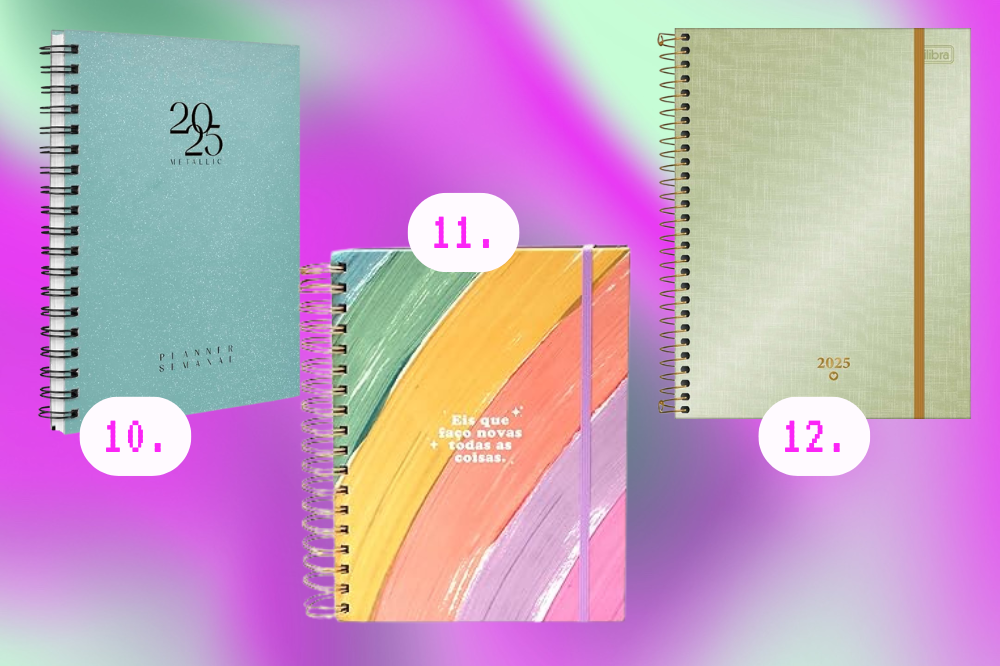 Os planners mais lindos que encontramos na Amazon para 2025 Os planners mais lindos que encontramos na Amazon para 2025