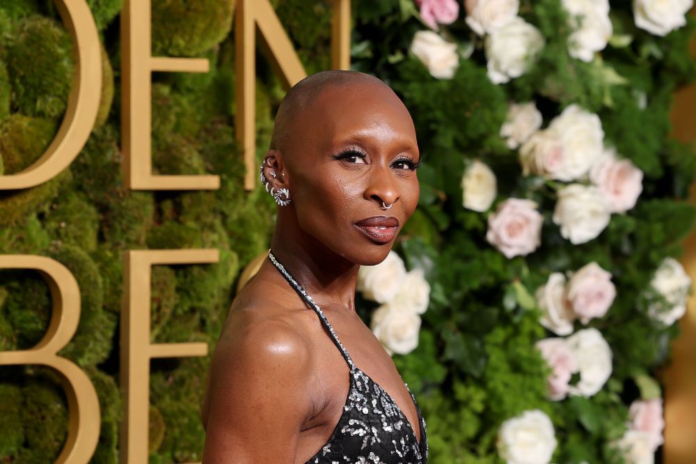Cynthia Erivo no Globo de Ouro 2025
