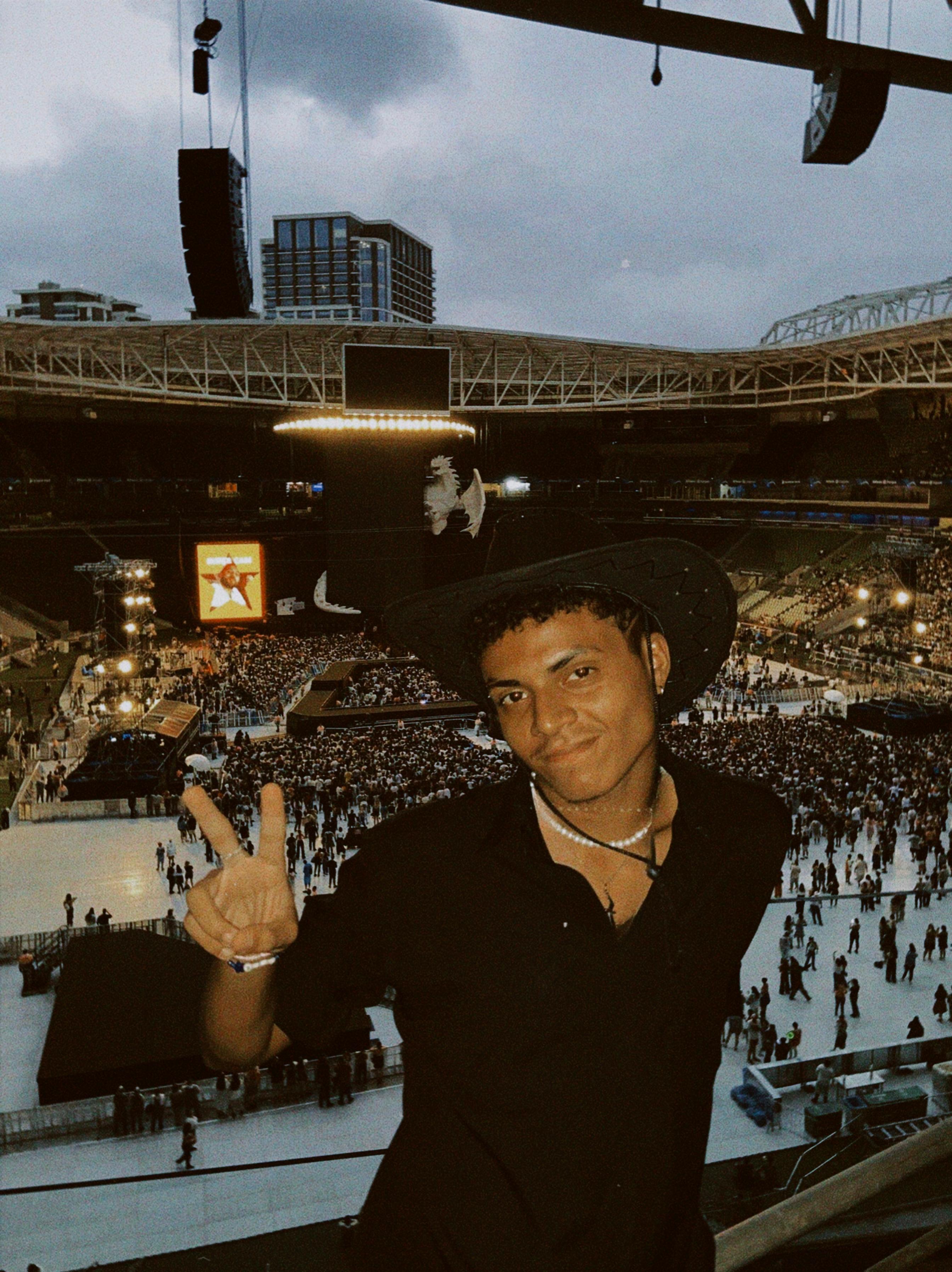 Christian dos Santos em show da SUPERTURNÊ no Allianz Parque