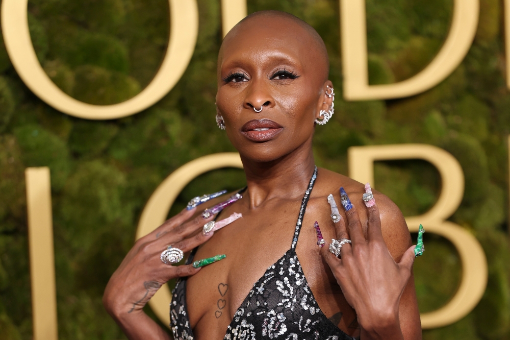 Cynthia Erivo no Globo de Ouro 2025