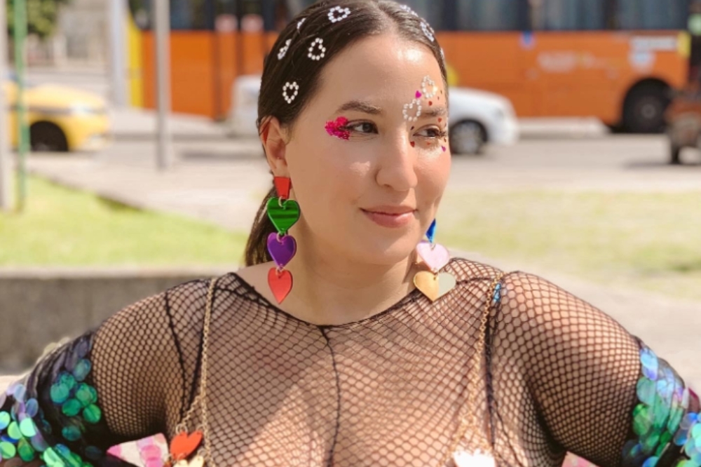 Influenciadora Amanda Britto no Carnaval