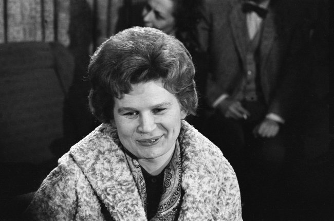 Valentina Tereshkova Visiting Britain Valentina Tereshkova, em 1964, a primeira e a mais jovem mulher no espaço.