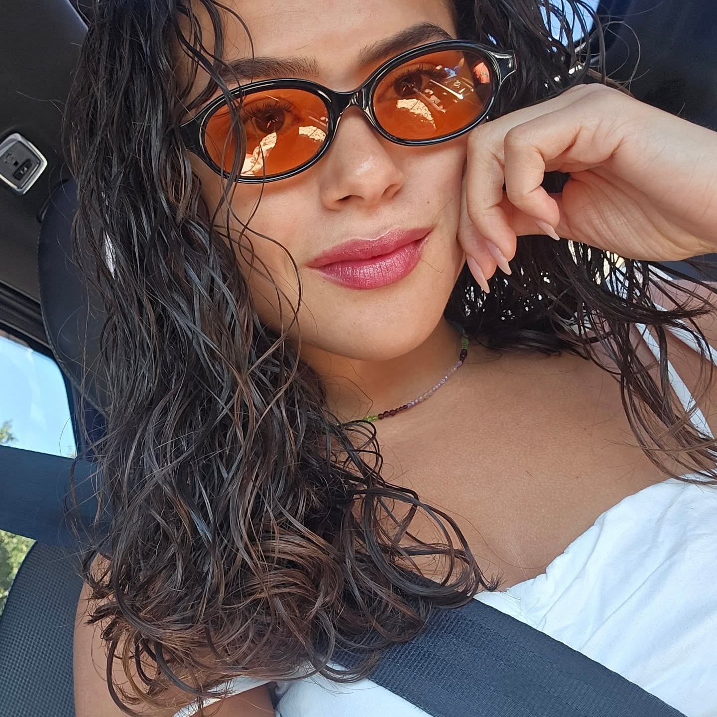 maisa-oculos Maisa aposta em óculos com lente colorida