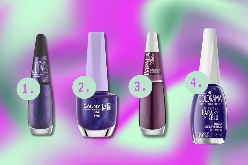 Esmaltes para fazer as nightshades nails
