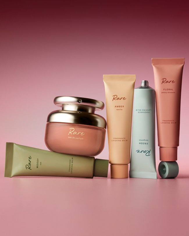 rare beauty Perfume e novos itens corporais da Rare Beauty.