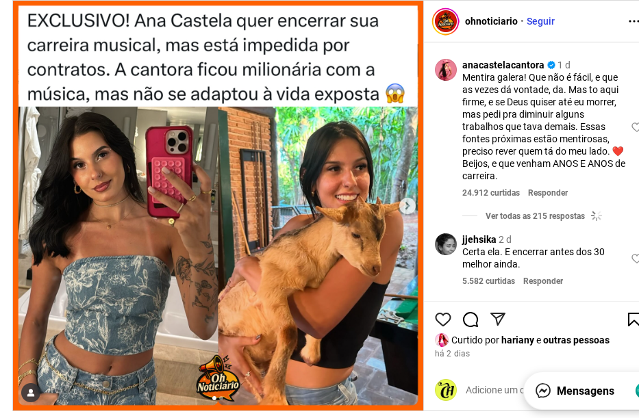 Ana Castela mostra que desacelerar é um ato de autocuidado