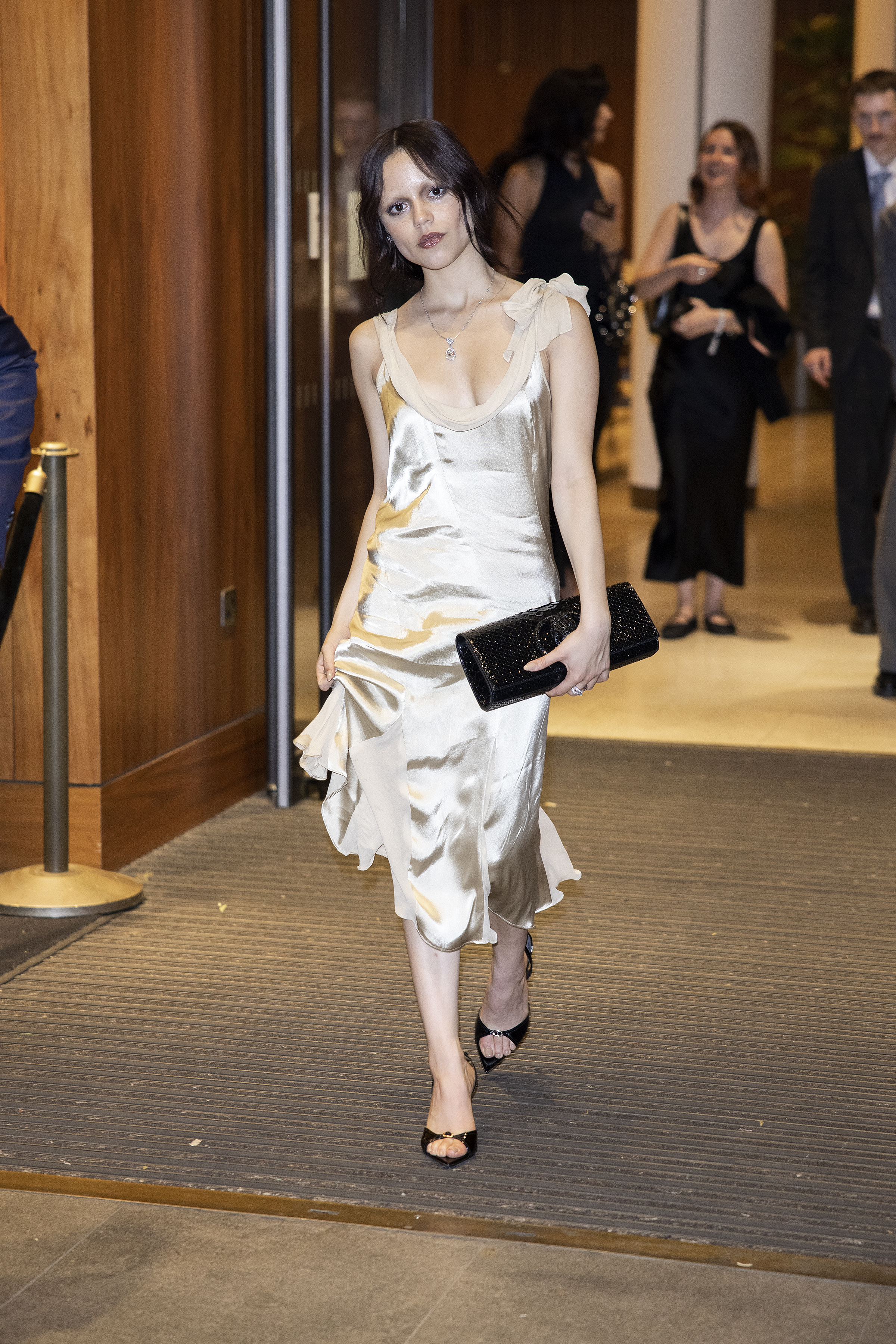 Jenna no evento de divulgação em Londres