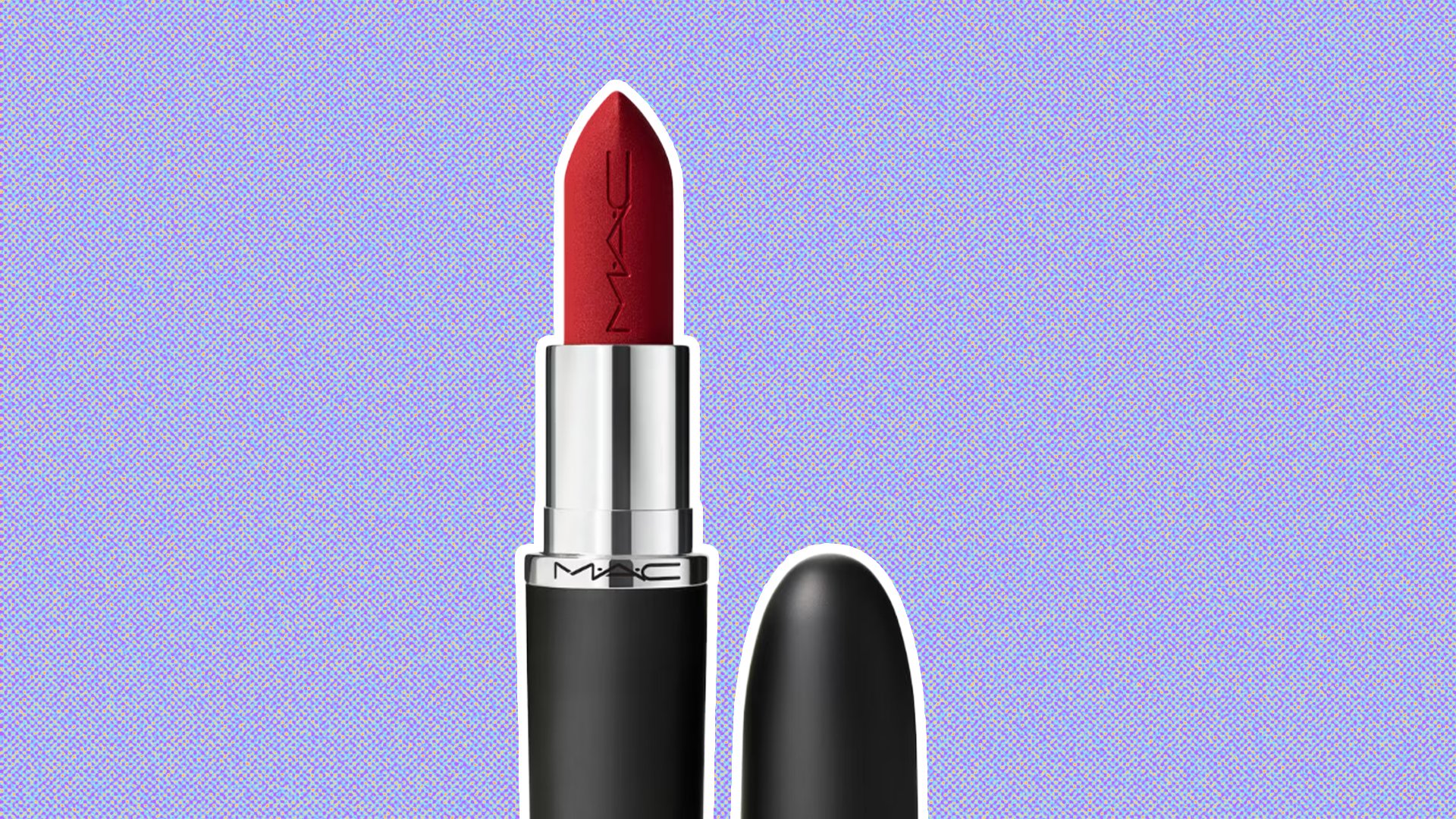 Batom vermelho Russian Red, da MAC