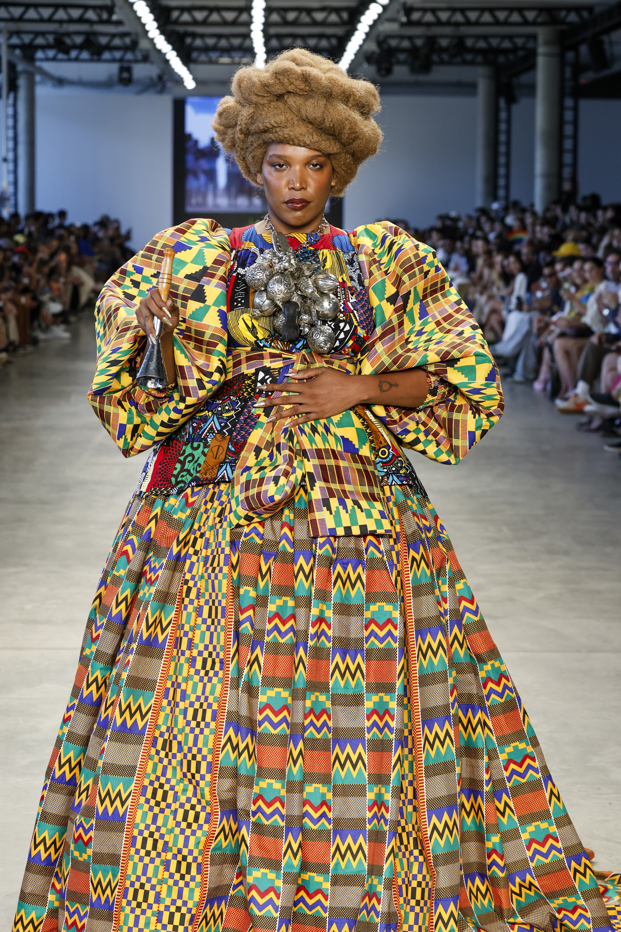 Majur em desfile da marca Meninos Rei no SPFW N60