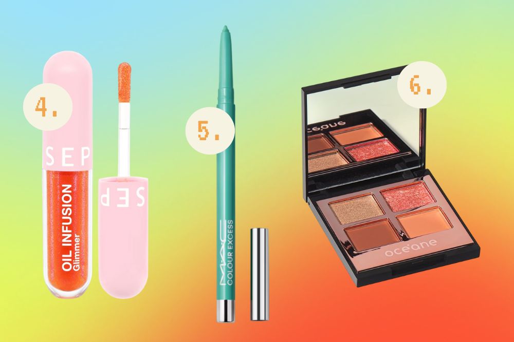 Produtos de beleza nas cores de The Life of a Showgirl, de Taylor Swift