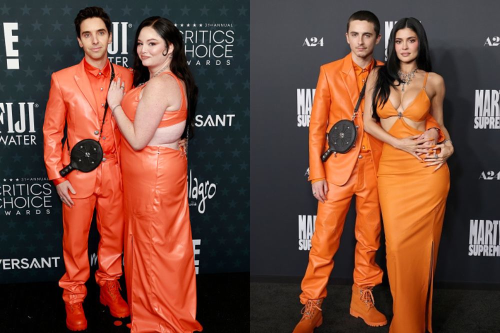 Megan Stalter e Paul W. Downs recriaram looks de  Timothée Chalamet e Kylie Jenner