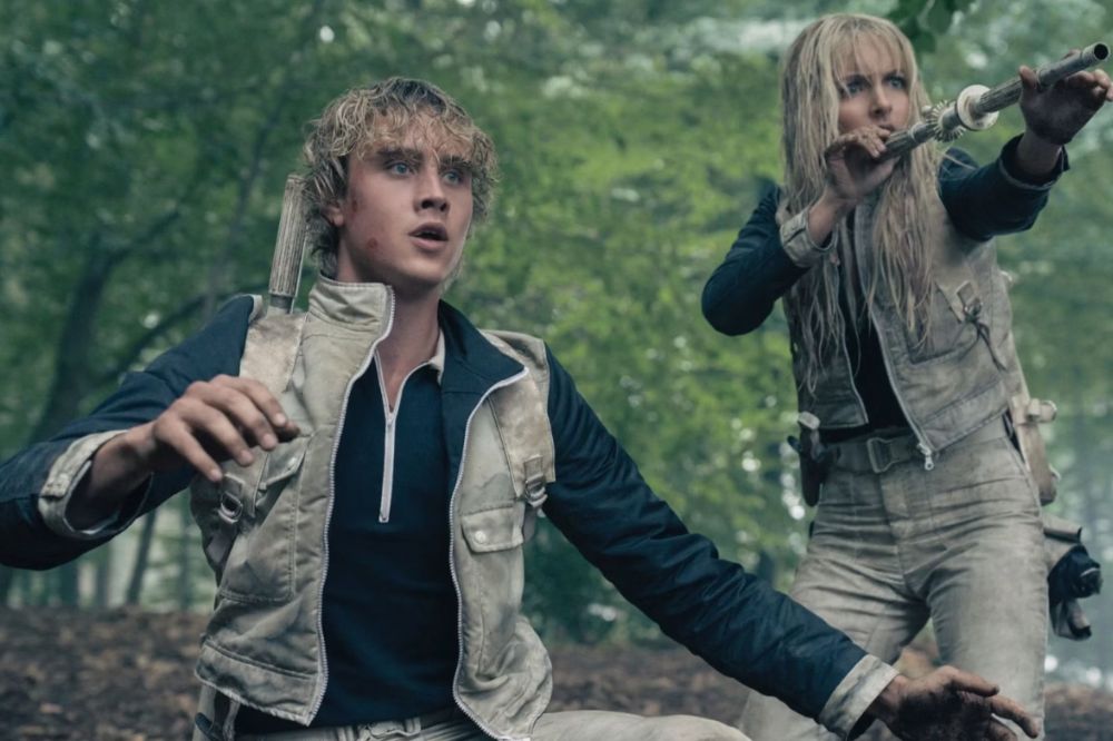 Joseph Zada e Mckenna Grace em ‘Jogos Vorazes: Amanhecer na Colheita’
